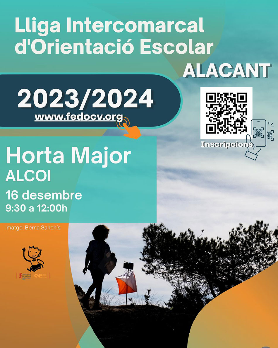 NOTICIAS FEDOCV | 3ª PRUEBA LIGA ESCOLAR INTERCOMARCAL DE ORIENTACIÓN DE ALICANTE 2023/2024: ALCOY