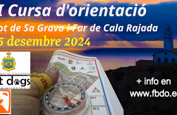 NOTICIAS FBDO | I CURSA D’ORIENTACIÓ CLOT DE SA GRAVA I FAR DE CALA RAJADA