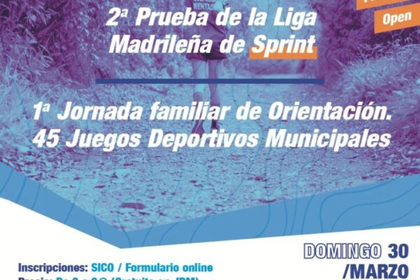 NOTICIAS FEMADO | 2ª LM SPRINT & 1ª JDM. PARQUE JAVIER DE MIGUEL. MADRID