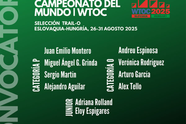 NOTICIAS FEDO | CONVOCATORIA DE LA SELECCIÓN ESPAÑOLA PARA EL CAMPEONATO DEL MUNDO DE TRAIL-O 2025